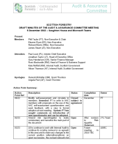 Audit & Assurance Committee Minutes - 5 December 2023
